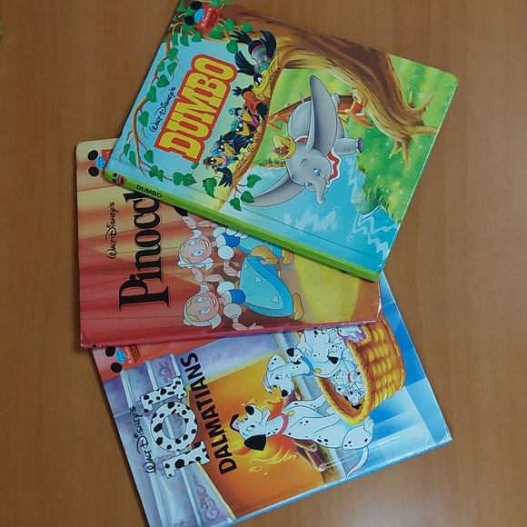Lot of 3 Disney's wonderful world of reading vintage books. great condition.